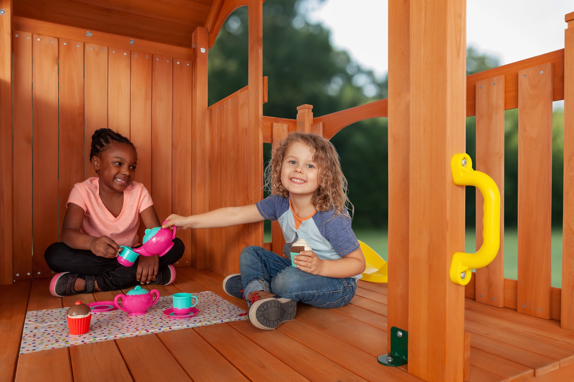 Creative cedar designs timber valley wooden playset new arrivals