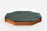 Octagon Wooden Sandbox w/ Cover