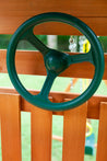 Mountain View Lodge Swing Set w/ Wooden Roof