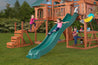 Jungle Fun Wooden Swingset