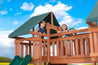 Jungle Fun Wooden Swingset