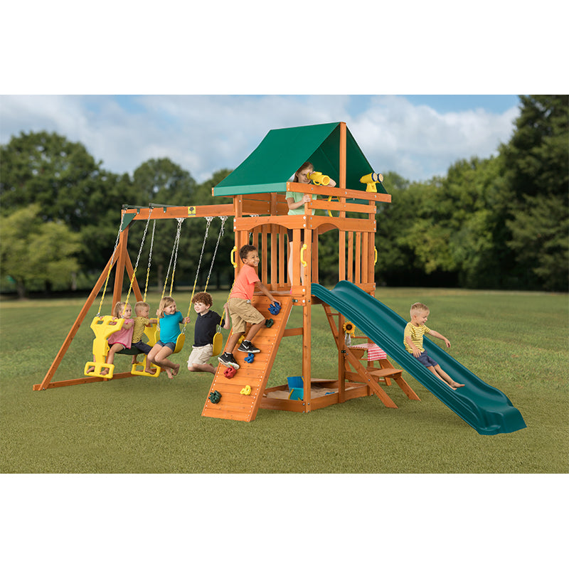 Sky View Wooden Swingset – Creative Cedar Designs