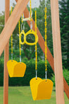 Trailside Wooden Swing Set- Choose from 7 Color Options!